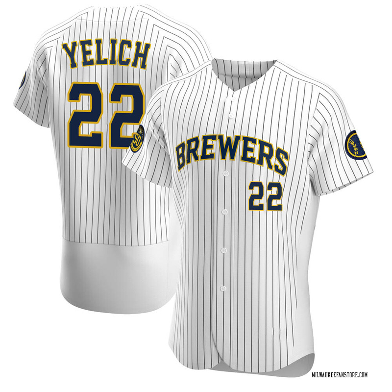 Christian Yelich Jersey, Authentic Brewers Christian Yelich Jerseys ...