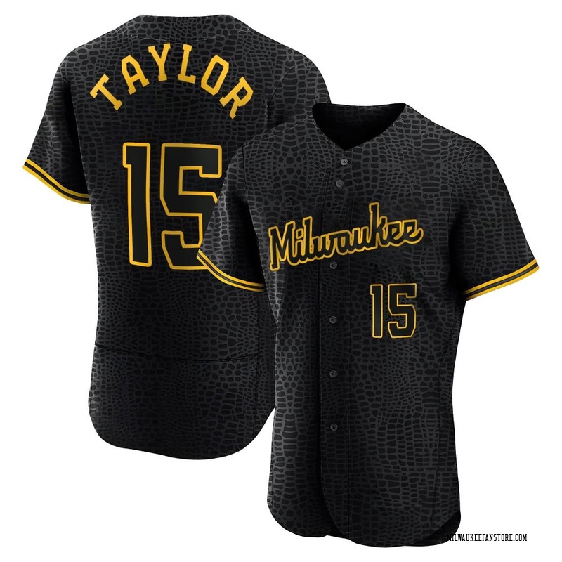 Tyrone Taylor Men's Nike White Milwaukee Brewers Alternate Replica Custom Jersey Size: Extra Large